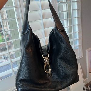 Pebble Grain Logo Lock Bag